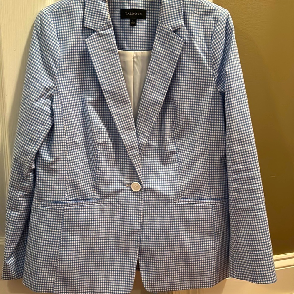Talbots One Button Blazer - image 1